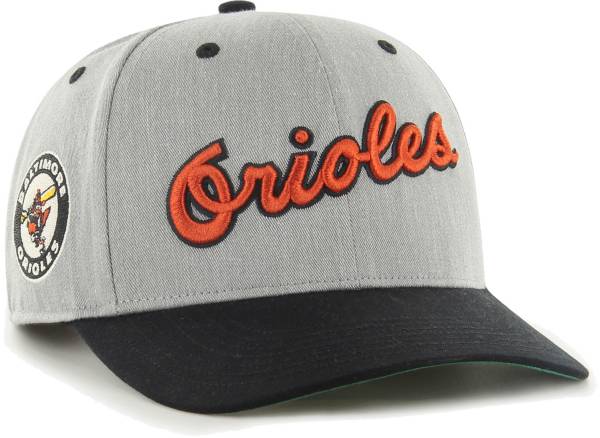 '47 Men's Baltimore Orioles Gray Flyout Adjustable Hat