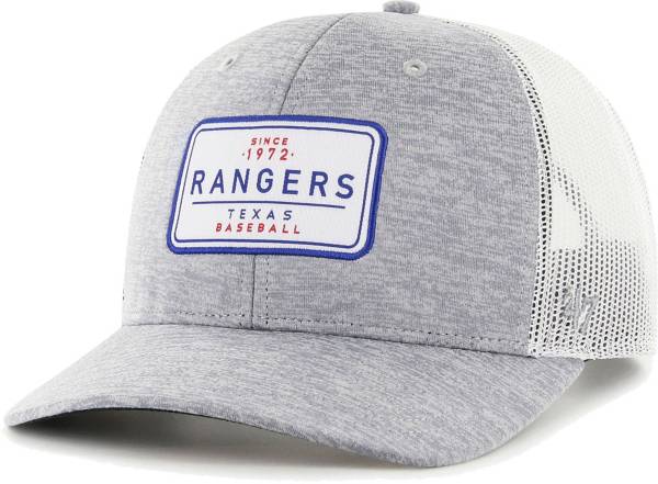 '47 Men's Texas Rangers Gray Harrington Adjustable Trucker Hat product image