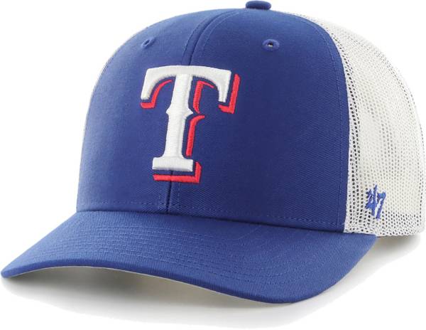 '47 Men's Texas Rangers Royal Adjustable Trucker Hat