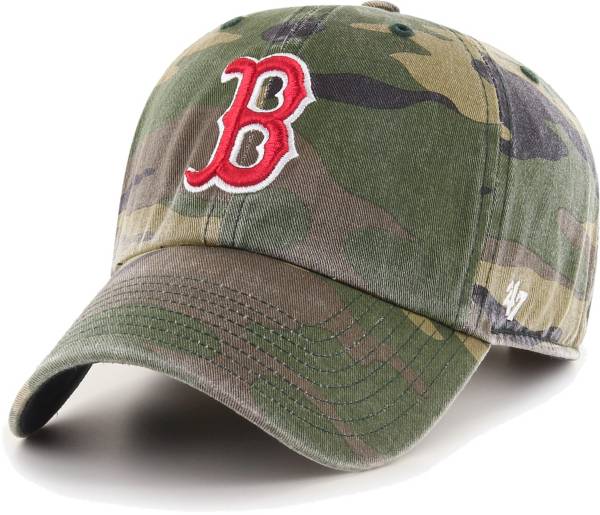 '47 Men's Boston Red Sox Camoflage Clean Up Adjustable Hat