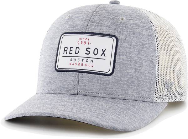 '47 Men's Boston Red Sox Gray Harrington Adjustable Trucker Hat