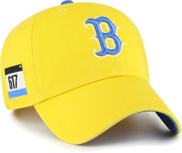 '47 Men's Boston Red Sox Yellow Clean Up Adjustable Hat