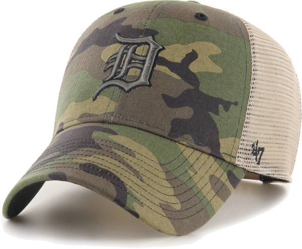 '47 Men's Detroit Tigers Camo MVP Adjustable Trucker Hat