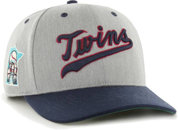 '47 Men's Minnesota Twins Gray Flyout Adjustable Hat