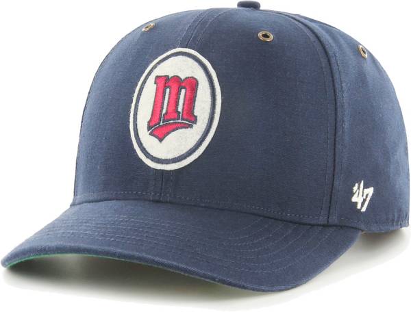 '47 Men's Minnesota Twins Navy Backtrack Adjustable Hat