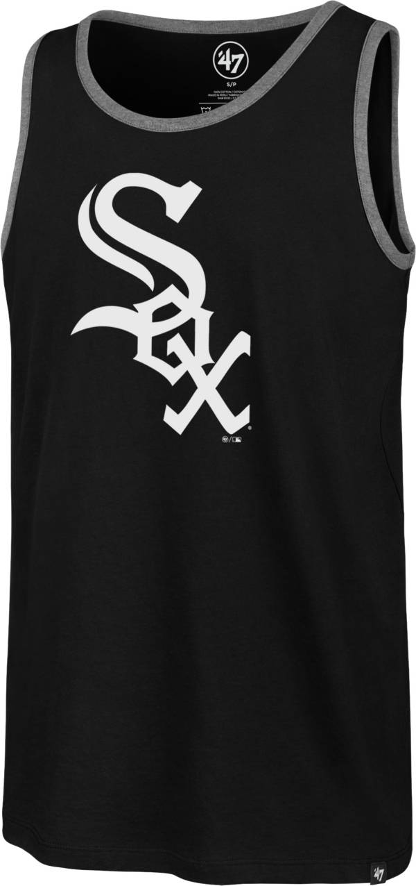 '47 Men's Chicago White Sox Black Rival Tank Top