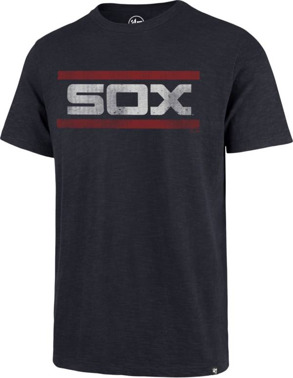 '47 Men's Chicago White Sox Navy Wordmark Scrum T-Shirt product image