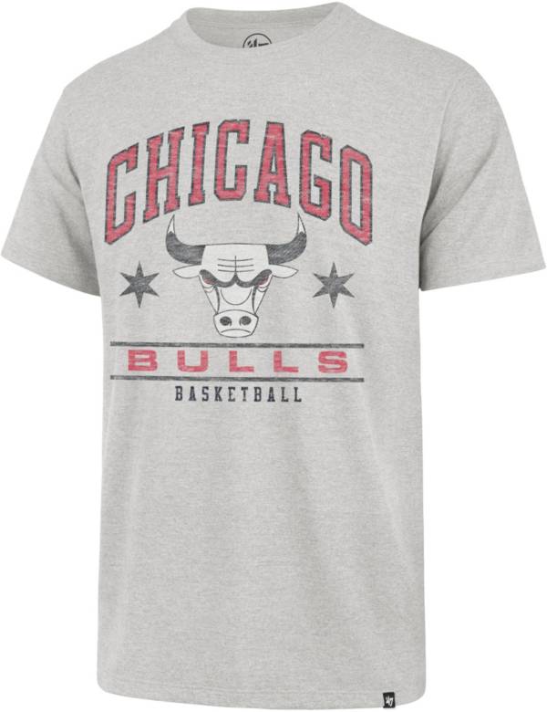 ‘47 Men's Chicago Bulls Grey T-Shirt