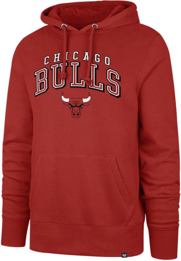'47 Men's Chicago Bulls Red Headline Hoodie