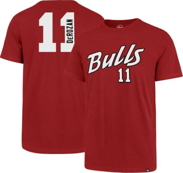 ‘47 Men's Chicago Bulls Demar Derozan #11 Red Super Rival T-Shirt