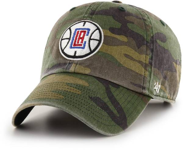 ‘47 Men's Los Angeles Clippers Camo Clean Up Adjustable Hat product image