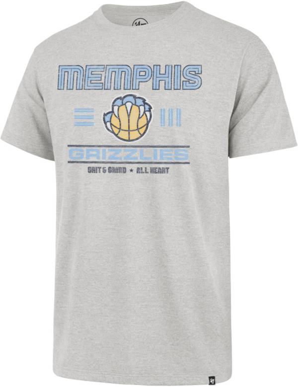 ‘47 Men's Memphis Grizzlies Grey T-Shirt