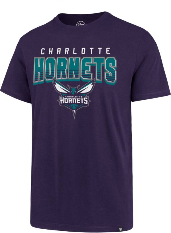 ‘47 Men's Charlotte Hornets Purple T-Shirt