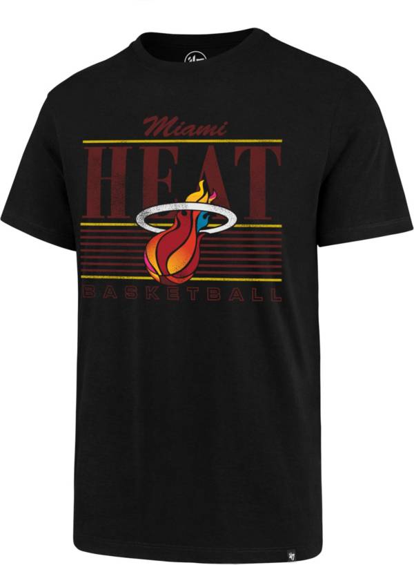 ‘47 Men's Miami Heat Black Super Rival T-Shirt