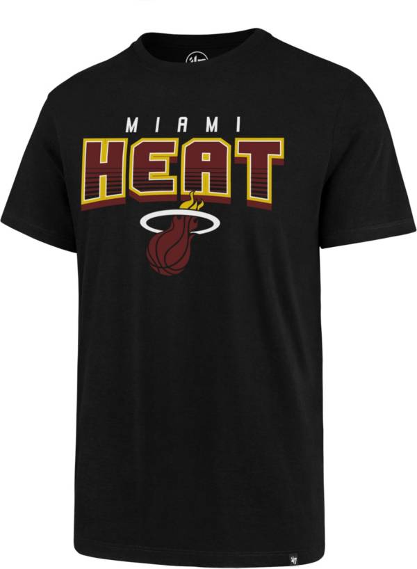 ‘47 Men's Miami Heat Black T-Shirt