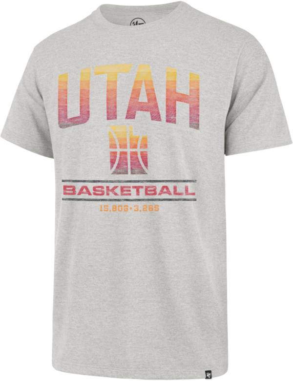 ‘47 Men's Utah Jazz Grey T-Shirt