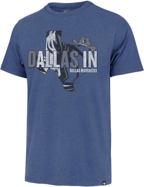 ‘47 Men's Dallas Mavericks Blue Franklin T-Shirt