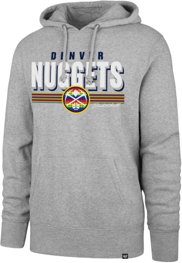 '47 Men's Denver Nuggets Grey Headline Hoodie