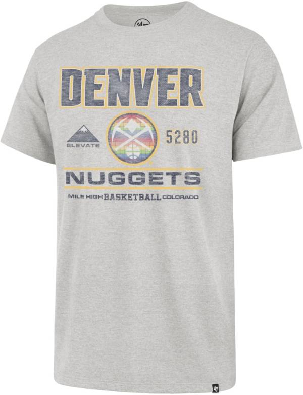 ‘47 Men's Denver Nuggets Grey T-Shirt product image