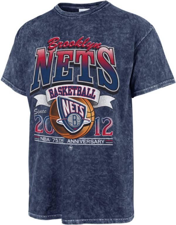 '47 Men's 2021-22 City Edition Brooklyn Nets Blue Tubular T-Shirt