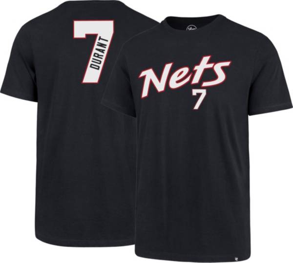 ‘47 Men's Brooklyn Nets Kevin Durant #7 Navy Super Rival T-Shirt