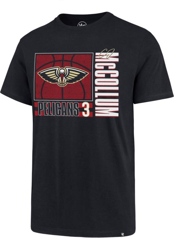 ‘47 Men's New Orleans Pelicans CJ McCollum #3 Navy Super Rival T-Shirt