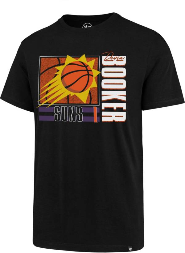 ‘47 Men's Phoenix Suns Devin Booker #1 Black Super Rival T-Shirt