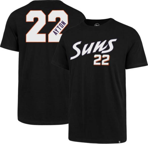 ‘47 Men's Phoenix Suns Deandre Ayton #22 Black T-Shirt