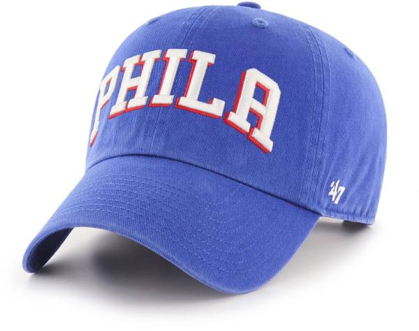 ‘47 Men's Philadelphia 76ers Script Clean Up Adjustable Hat product image