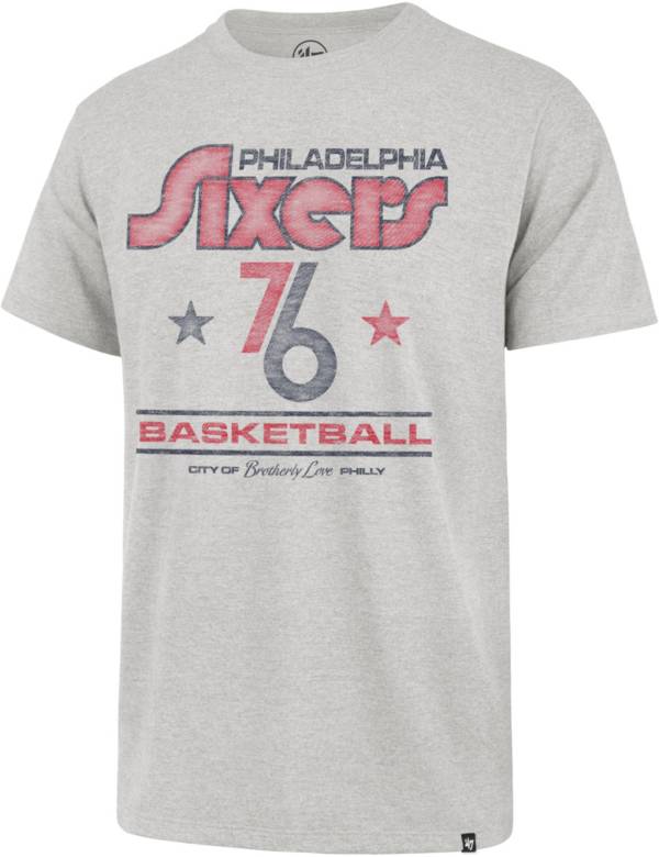 ‘47 Men's Philadelphia 76ers Grey T-Shirt