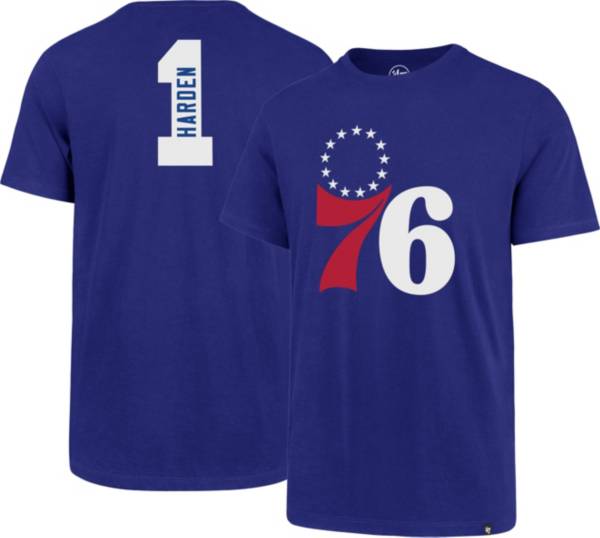 ‘47 Men's Philadelphia 76ers James Harden Blue T-Shirt