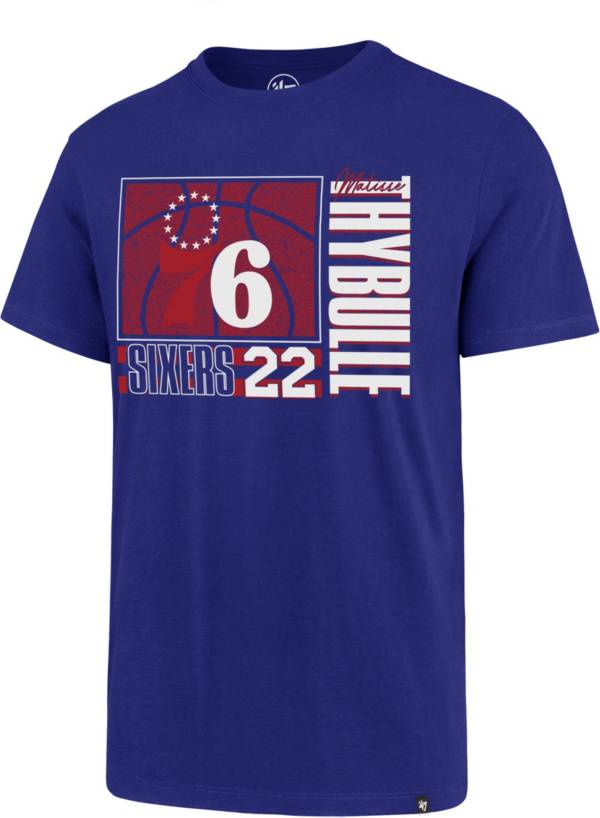 ‘47 Men's Philadelphia 76ers Matisse Thybulle #22 Royal Super Rival T-Shirt