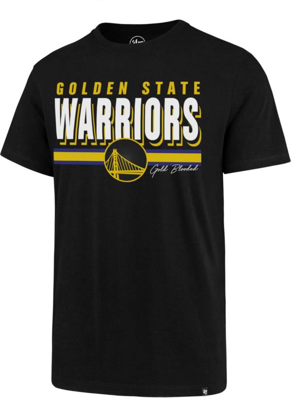 ‘47 Men's Golden State Warriors Black Super Rival T-Shirt