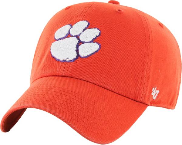 ‘47 Men's Clemson Tigers Orange Clean Up Adjustable Hat product image