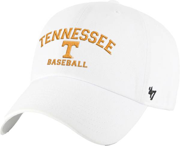 ‘47 Men's Tennessee Volunteers White Baseball Clean Up Adjustable Hat