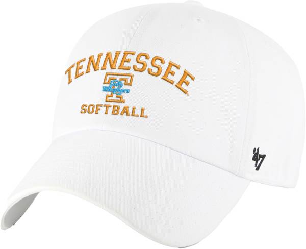 ‘47 Men's Tennessee Volunteers White Softball Clean Up Adjustable Hat