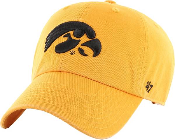 ‘47 Men's Iowa Hawkeyes Gold Clean Up Adjustable Hat product image