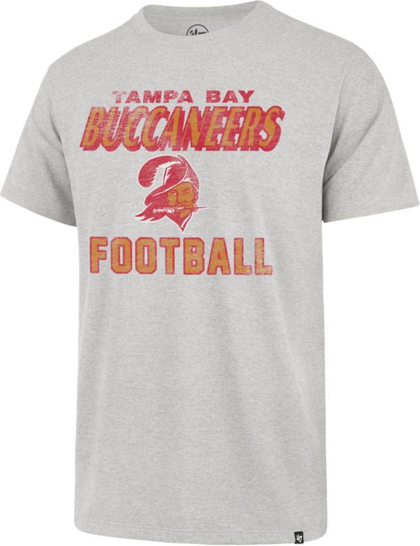 '47 Men's Tampa Bay Buccaneers Dozer Franklin Throwback Grey T-Shirt product image