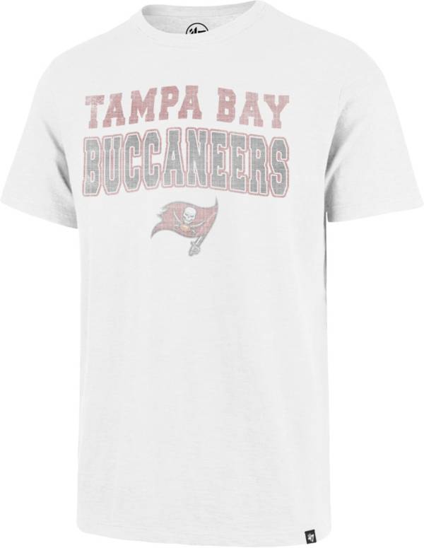 '47 Men's Tampa Bay Buccaneers Stadium Wave White T-Shirt