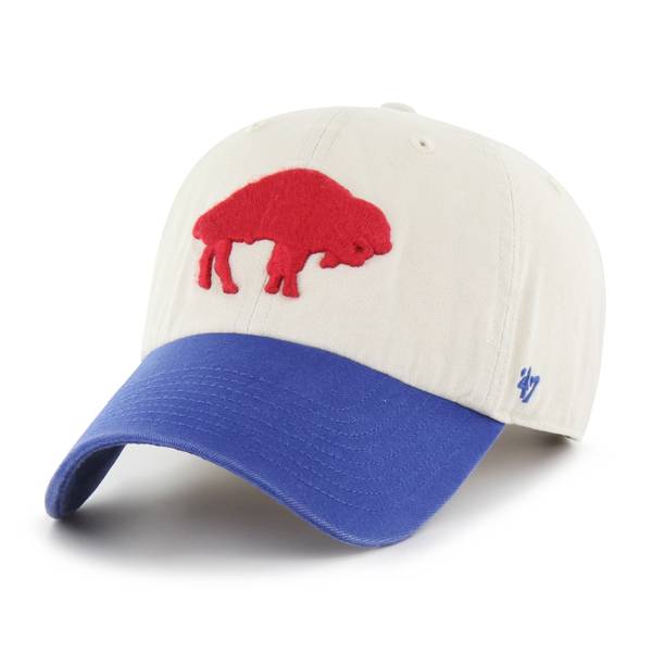 '47 Men's Buffalo Bills Clean Up White Adjustable Hat product image