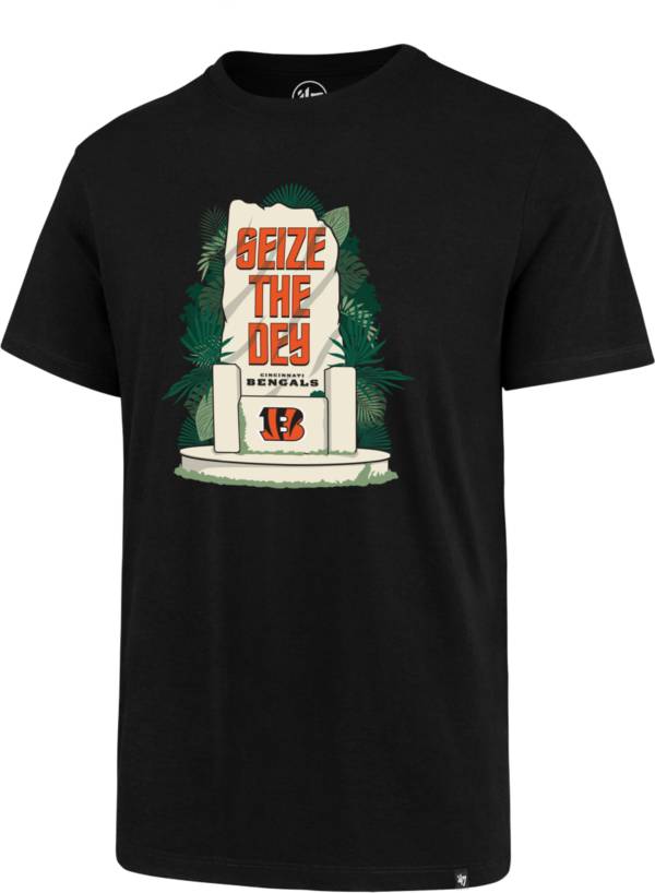 '47 Men's Cincinnati Bengals 'Seize Dey' Black T-Shirt