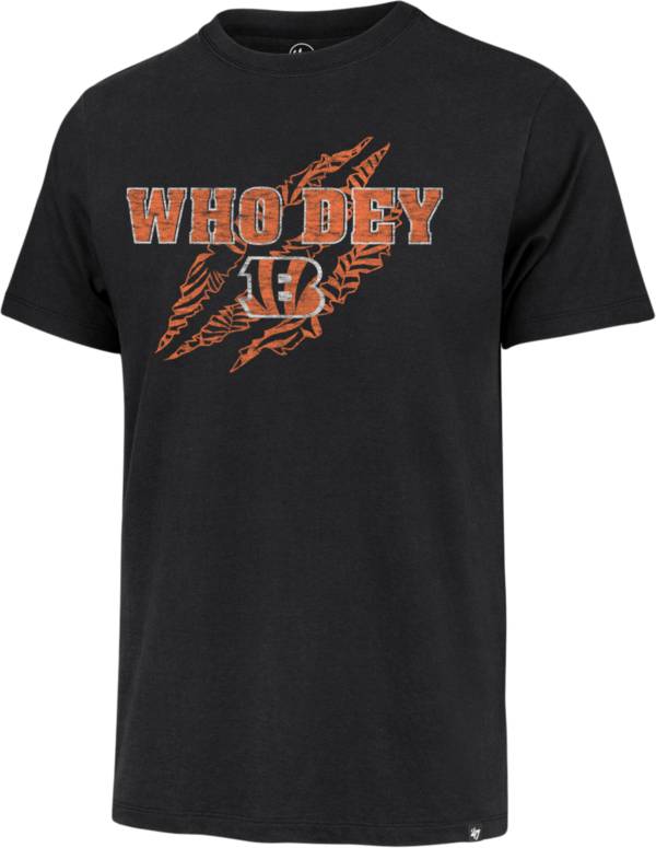 '47 Men's Cincinnati Bengals 'Who Dey' Black T-Shirt