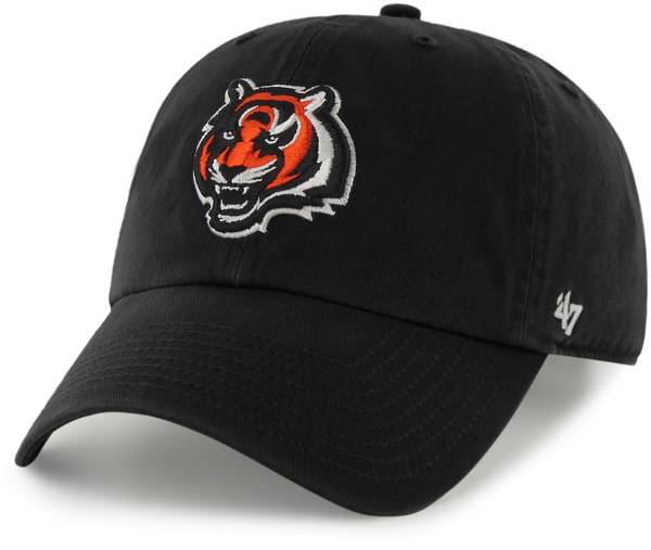 '47 Men's Cincinnati Bengals Clean Up Adjustable Black Hat