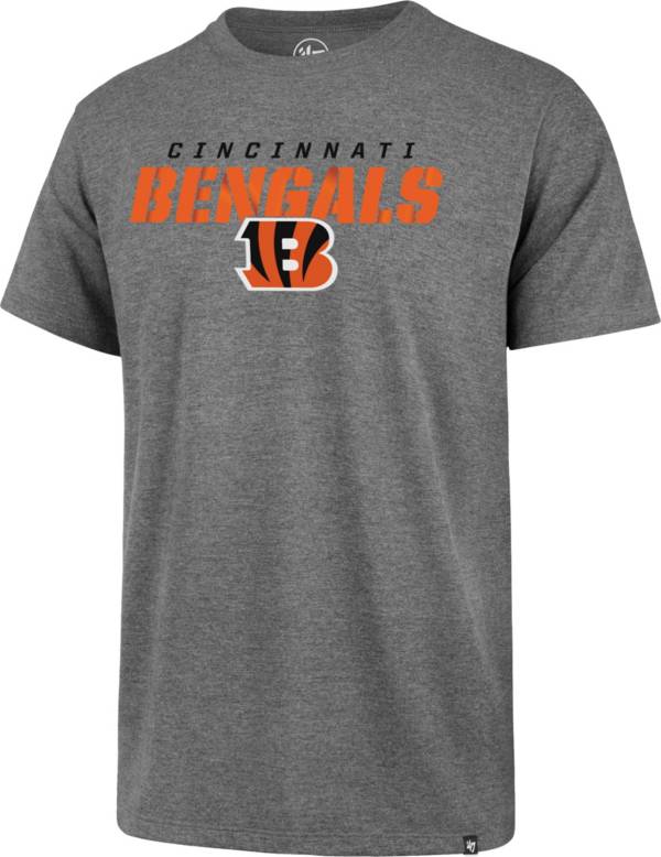 '47 Men's Cincinnati Bengals Traction Grey T-Shirt