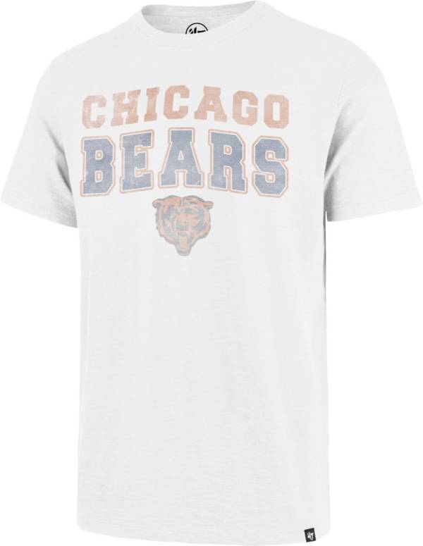 '47 Men's Chicago Bears Stadium Wave White T-Shirt