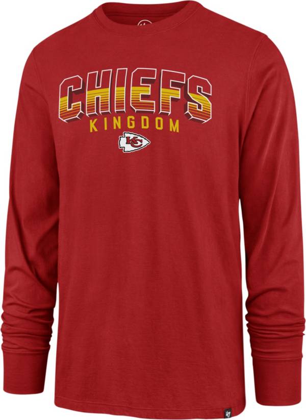 '47 Men's Kansas City Chiefs Red Chiefs Kingdom Long Sleeve T-Shirt