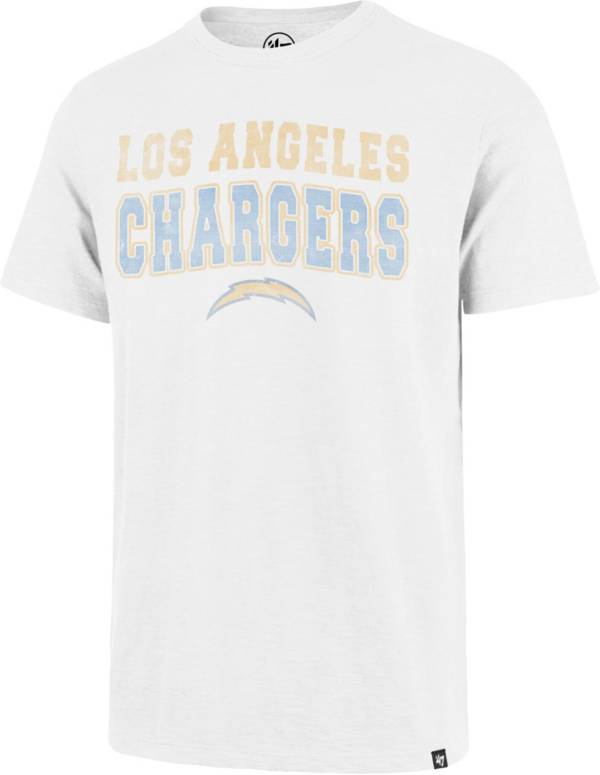 '47 Men's Los Angeles Chargers Stadium Wave White T-Shirt product image
