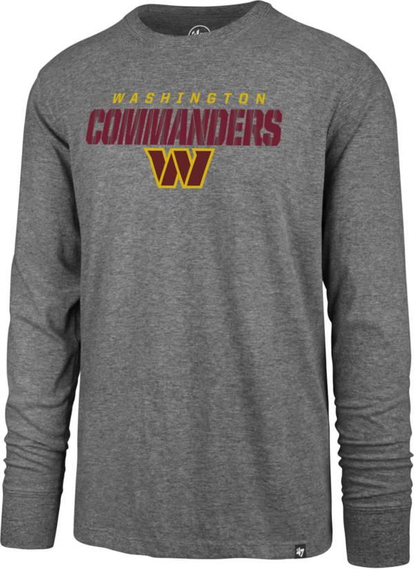 '47 Men's Washington Commanders Wordmark Long Sleeve T-Shirt