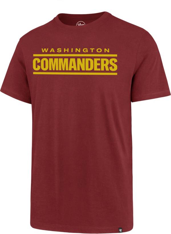 '47 Men's Washington Commanders Wordmark Red T-Shirt product image