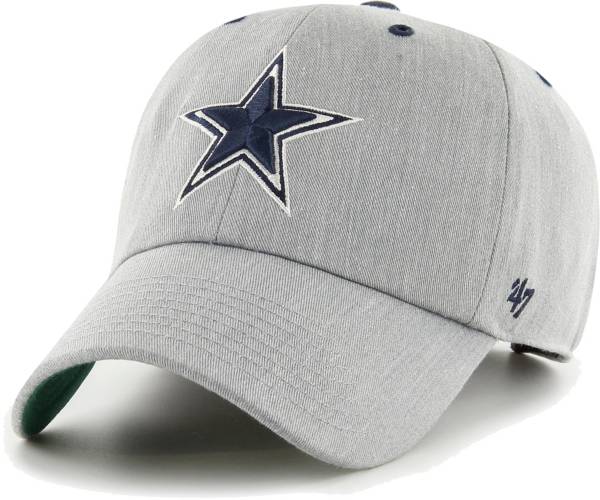 '47 Men's Dallas Cowboys Clean Up Adjustable Grey Hat
